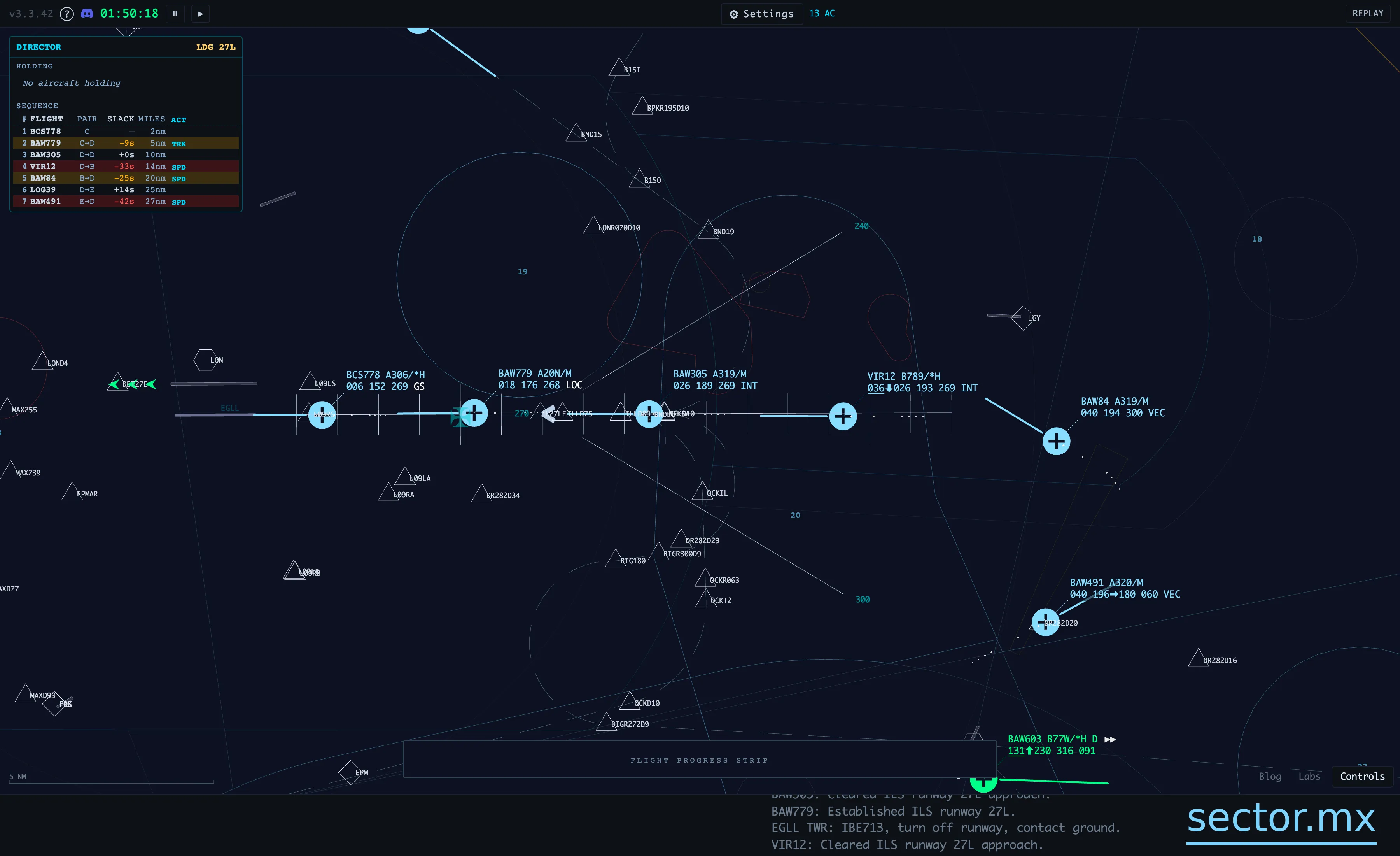Usable airspace below the safety floor at KJFK versus Mexico City, shown as two voxel globes